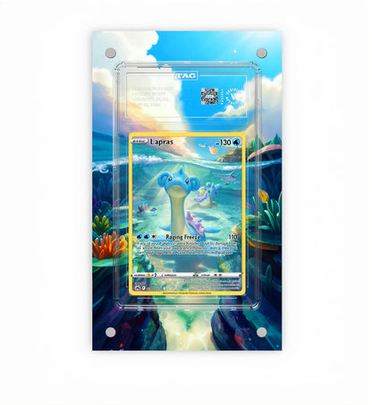Lapras GG05 - Pokémon Extended Artwork Protective Card Display Case Psa/cgc/tag/raw-2