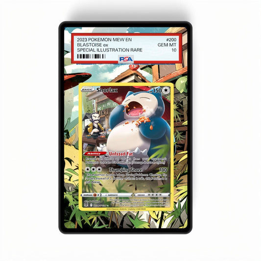 Snorlax TG10/TG30 - Gradeguardian Extended Artwork For Psa / Cgc / Bgs / Tag-0