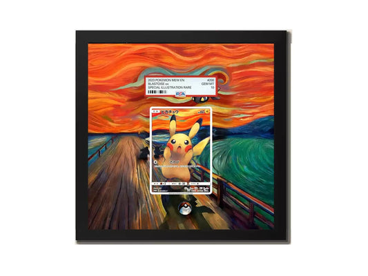 Pikachu 288/SM-P SCREAM Munch - Extended artwork Metal Frame