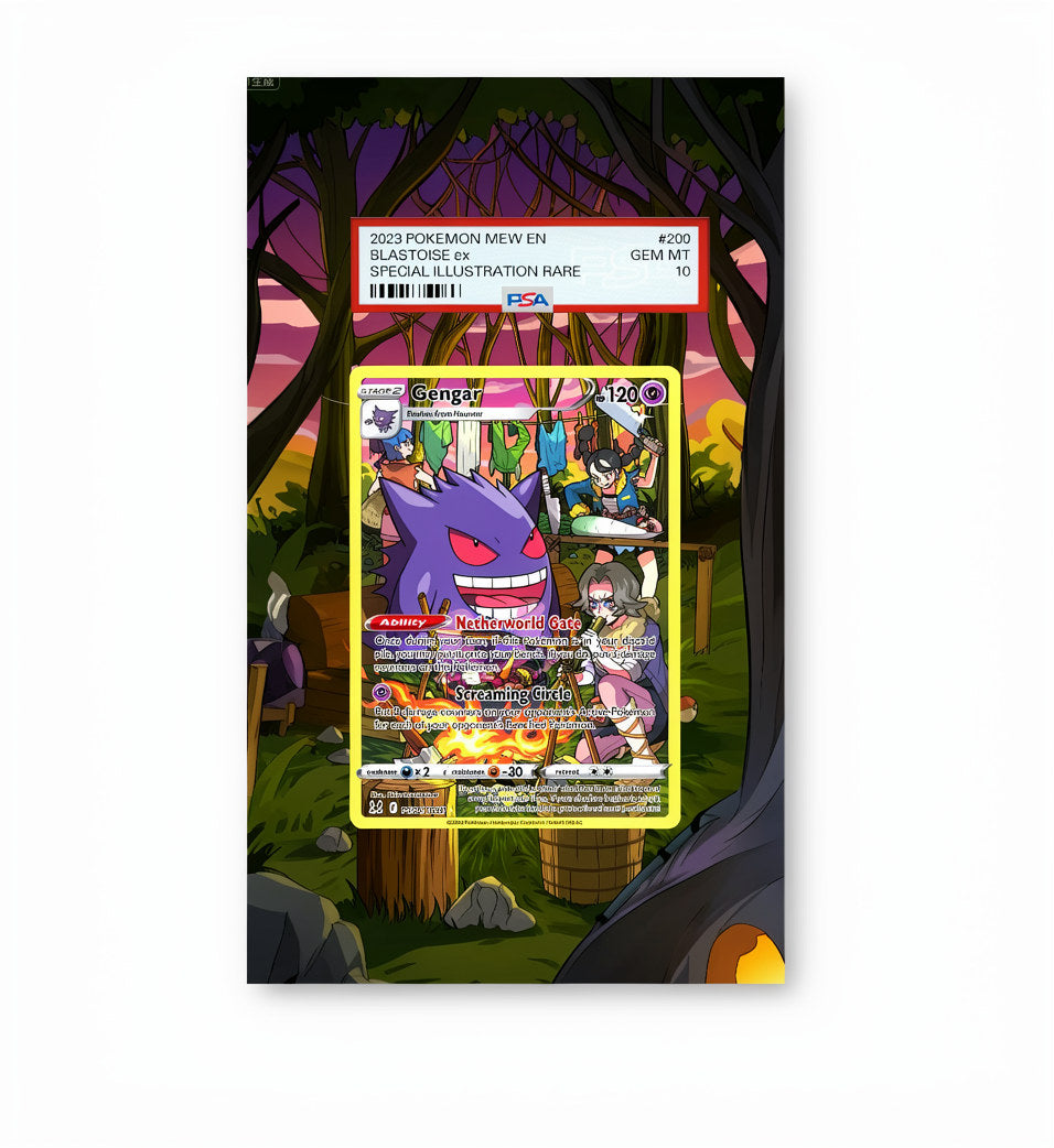 Gengar TG06/TG30 - Pokémon Extended Artwork Protective Card Display Case Psa/cgc/tag/raw-1