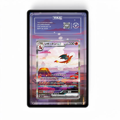 Charizard EX 199/165 - Gradeguardian Extended Artwork For Psa / Cgc / Bgs / Tag