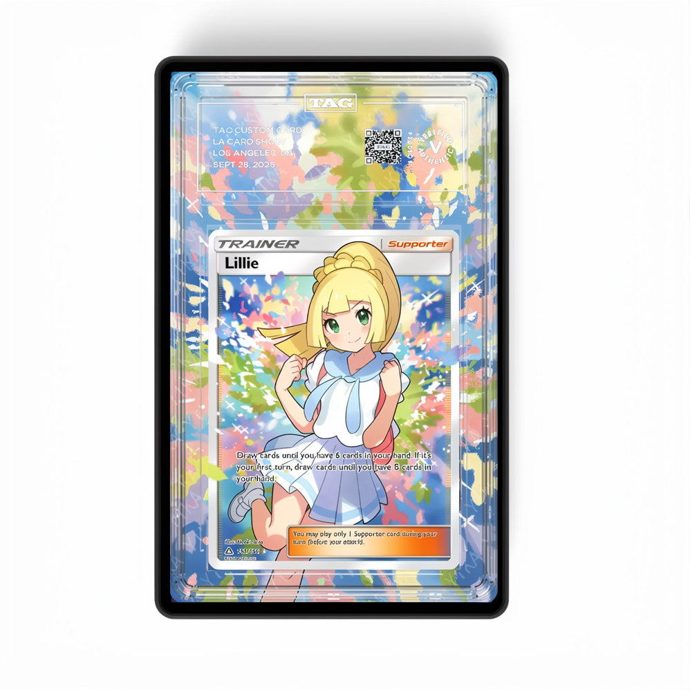 Lillie (Full Art) 151/156 - Gradeguardian Extended Artwork For Psa / Cgc / Bgs / Tag-1