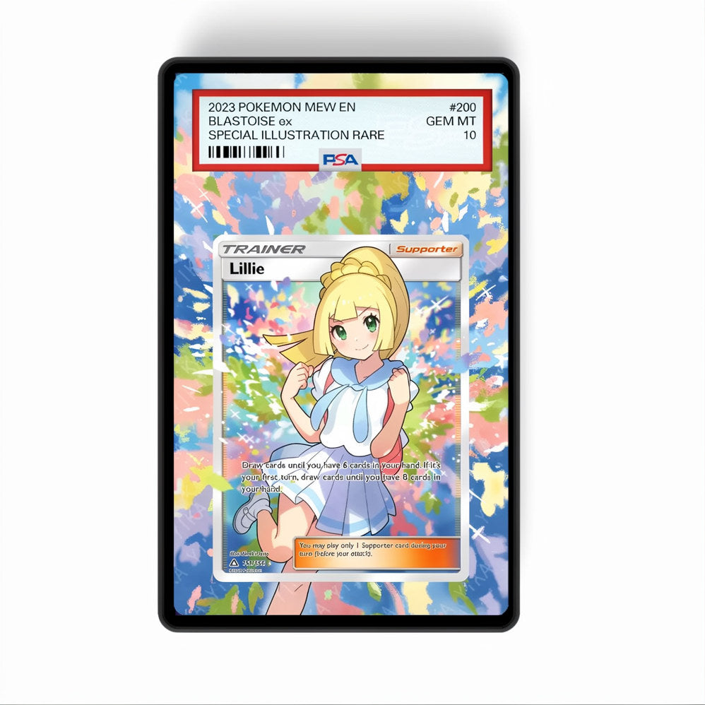 Lillie (Full Art) 151/156 - Gradeguardian Extended Artwork For Psa / Cgc / Bgs / Tag-0