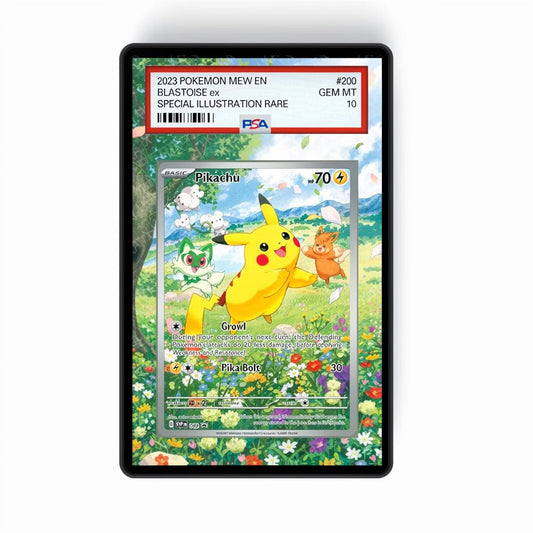 Pikachu #88 - Gradeguardian Extended Artwork For Psa / Cgc / Bgs / Tag-0