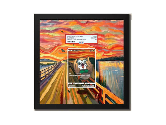 Rowlet 290/SM-P SCREAM Munch - Extended artwork Metal Frame