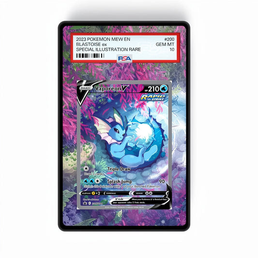 Vaporeon V Swsh181 - Gradeguardian Extended Artwork For Psa / Cgc / Bgs / Tag