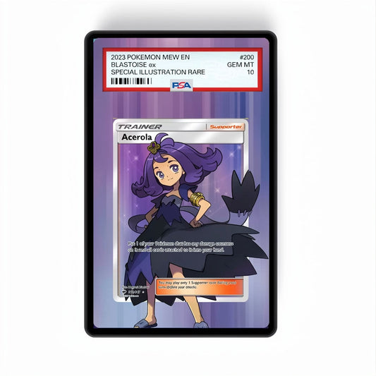 Acerola 142/147 - Gradeguardian Extended Artwork For Psa / Cgc / Bgs / Tag-0
