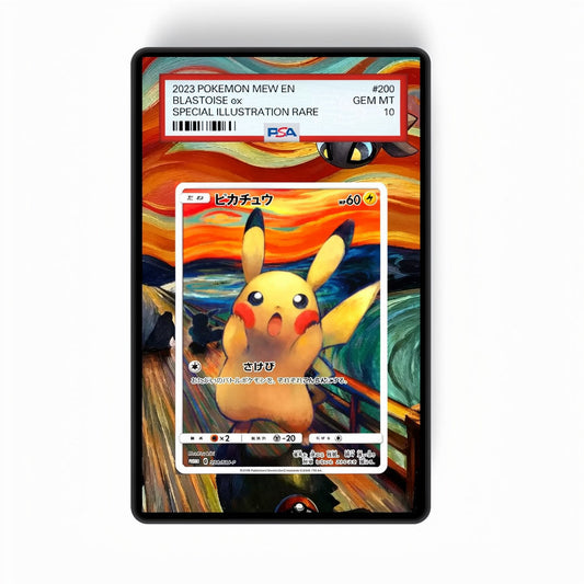 Pikachu 288/sm-p Scream Munch - Gradeguardian Extended Artwork For Psa / Cgc / Bgs / Tag-0