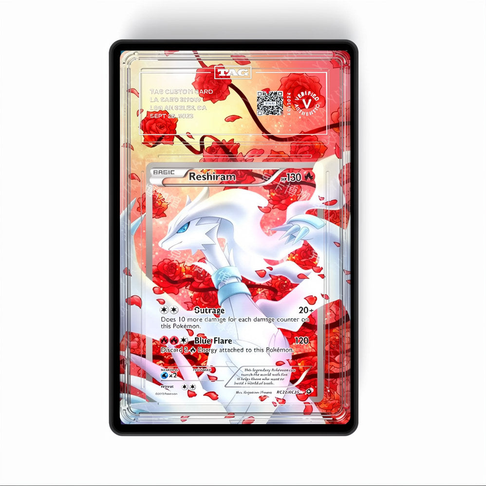 Reshiram RC22/RC25- Gradeguardian Extended Artwork For Psa / Cgc / Bgs / Tag-1