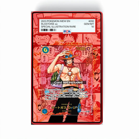 Ace Red Manga OP13 - Gradeguardian Extended Artwork For Psa / Cgc / Bgs / Tag-0