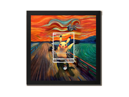 Pikachu 288/SM-P SCREAM Munch - Extended artwork Metal Frame