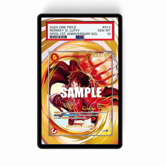 Monkey.D.Luffy 012 - Gradeguardian Extended Artwork For Psa / Cgc / Bgs / Tag-0