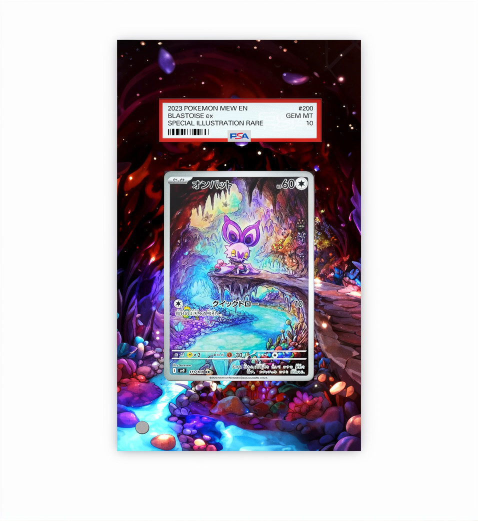 Noibat 169/159 - Pokémon Extended Artwork Protective Card Display Case Psa/cgc/tag/raw-1