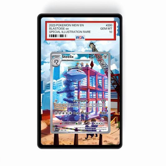 Steelix - 208/182 - Gradeguardian Extended Artwork For Psa / Cgc / Bgs / Tag