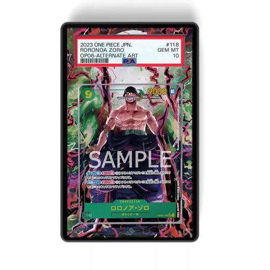 Zoro OP06-118 - Gradeguardian Extended Artwork For Psa / Cgc / Bgs / Tag-0