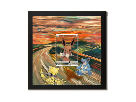 Eevee 287/SM-P SCREAM Munch - Extended artwork Metal Frame