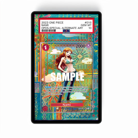Nami OP01-016 OP05 - Gradeguardian Extended Artwork For Psa / Cgc / Bgs / Tag-0