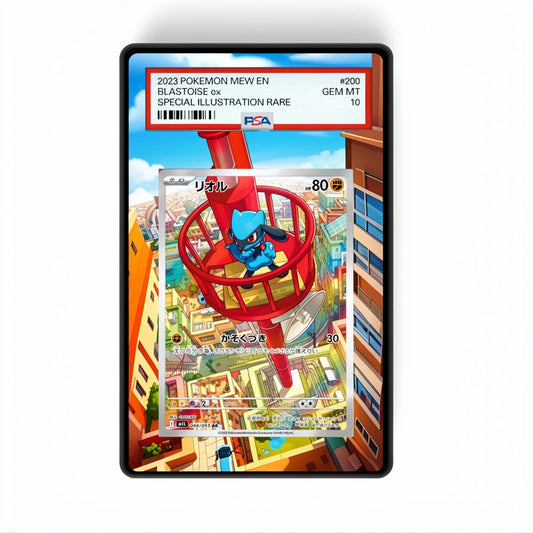 Riolu - 010 - Gradeguardian Extended Artwork For Psa / Cgc / Bgs / Tag
