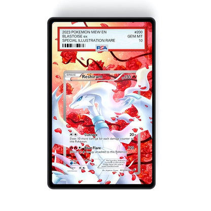 Reshiram RC22/RC25- Gradeguardian Extended Artwork For Psa / Cgc / Bgs / Tag-0