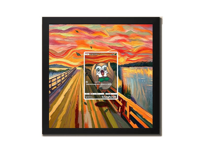 Rowlet 290/SM-P SCREAM Munch - Extended artwork Metal Frame