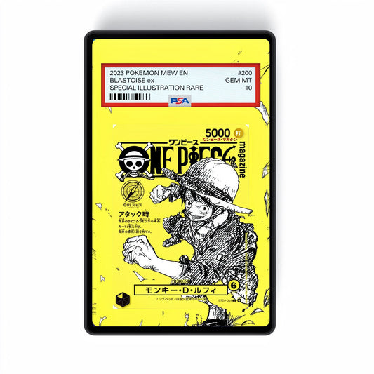Monkey D. Luffy ST29-001 - Gradeguardian Extended Artwork For Psa / Cgc / Bgs / Tag-0