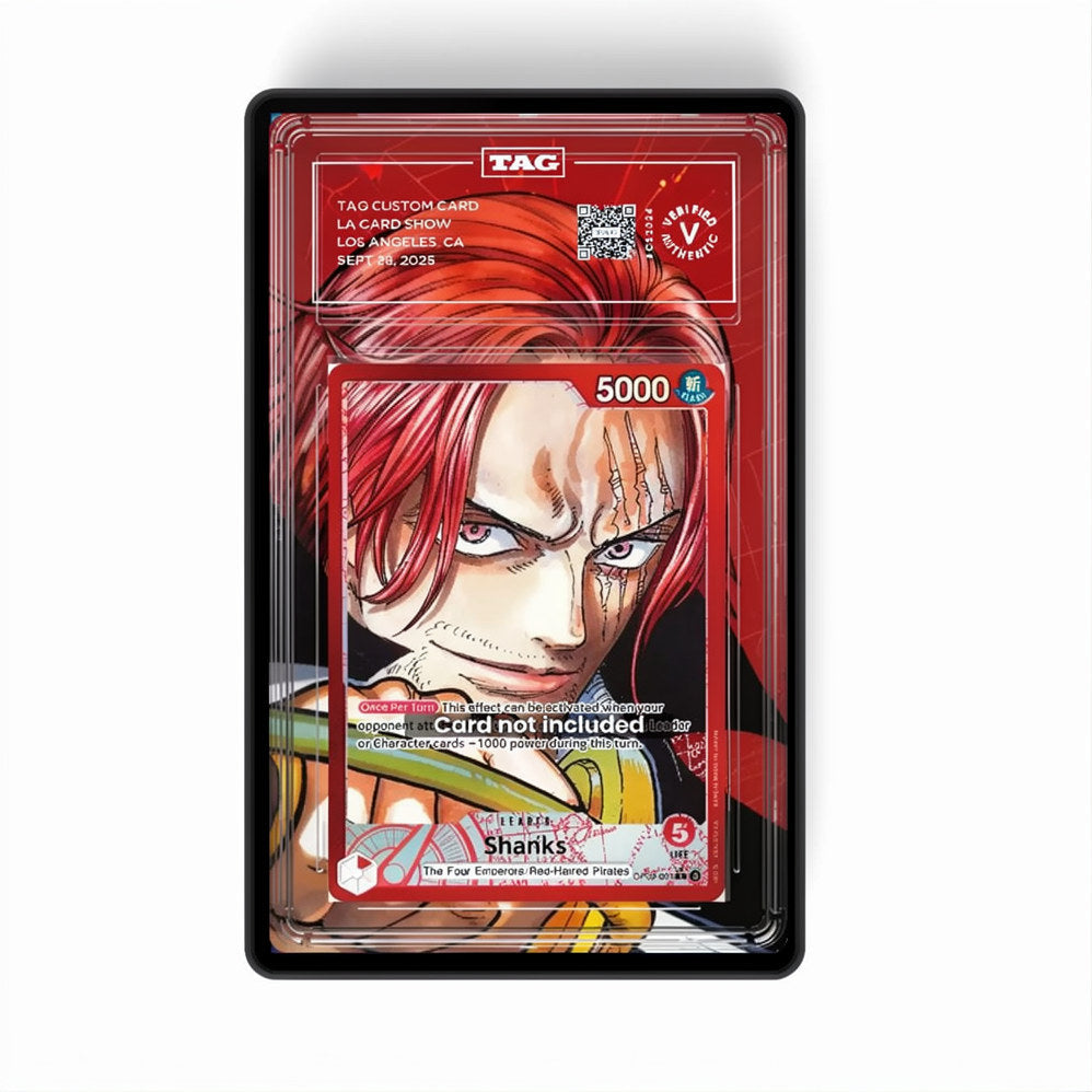 Shanks OP09-001 Leader - Gradeguardian Extended Artwork For Psa / Cgc / Bgs / Tag-1