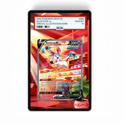 Sylveon V 184/203 - Gradeguardian Extended Artwork For Psa / Cgc / Bgs / Tag