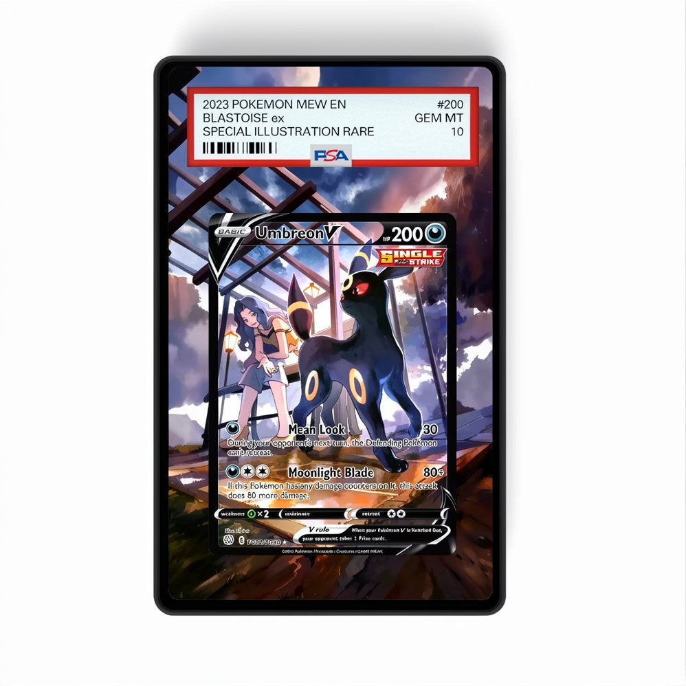 Umbreon V - Swsh09 - Gradeguardian Extended Artwork For Psa / Cgc / Bgs / Tag