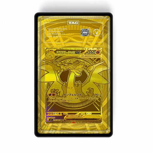 Mega Charizard X EX 130/094 - Gradeguardian Extended Artwork For Psa / Cgc / Bgs / Tag
