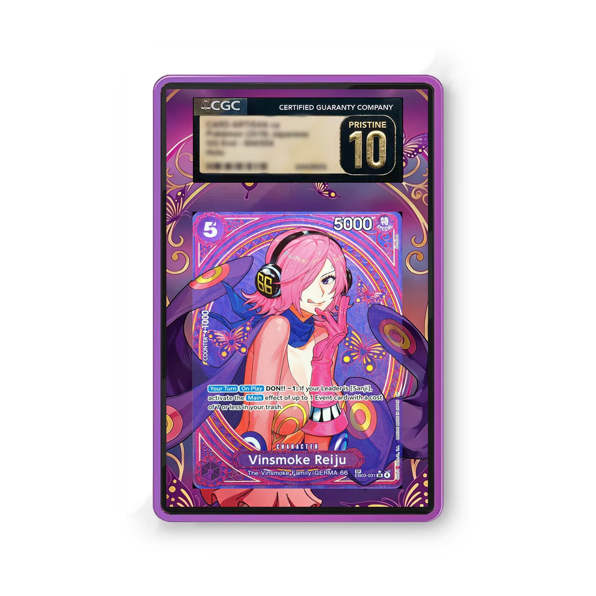 Vinsmoke Reiju EB03-031 - Gradeguardian Extended Artwork For Psa / Cgc / Bgs / Tag-2