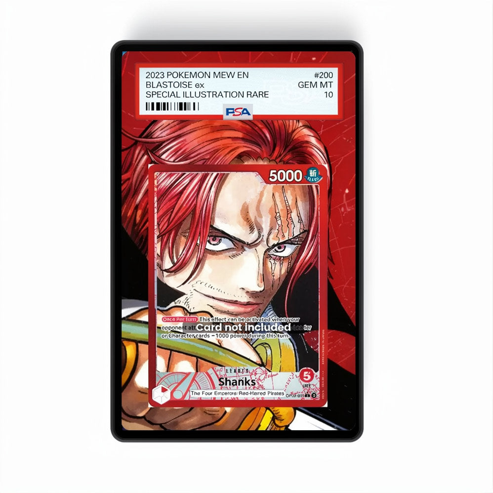Shanks OP09-001 Leader - Gradeguardian Extended Artwork For Psa / Cgc / Bgs / Tag-0