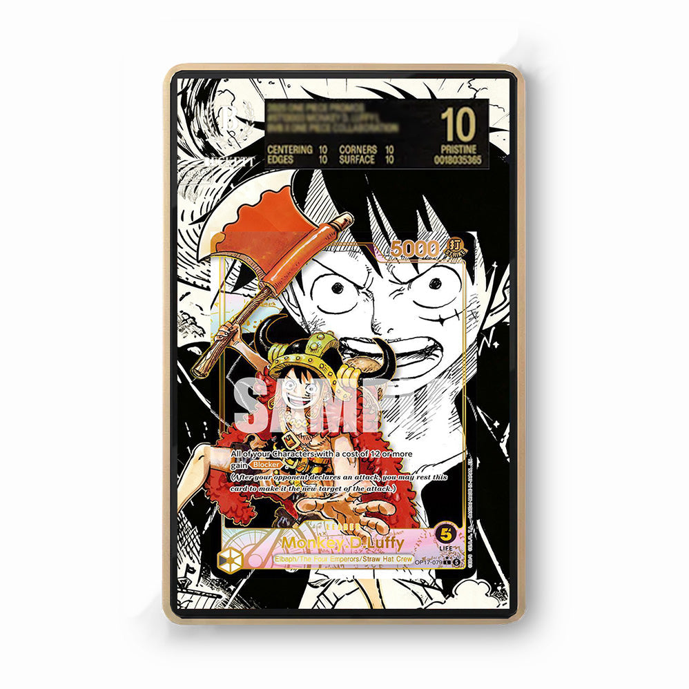 Monkey D. Luffy Leader OP17-079 - Gradeguardian Extended Artwork For Psa / Cgc / Bgs / Tag-3