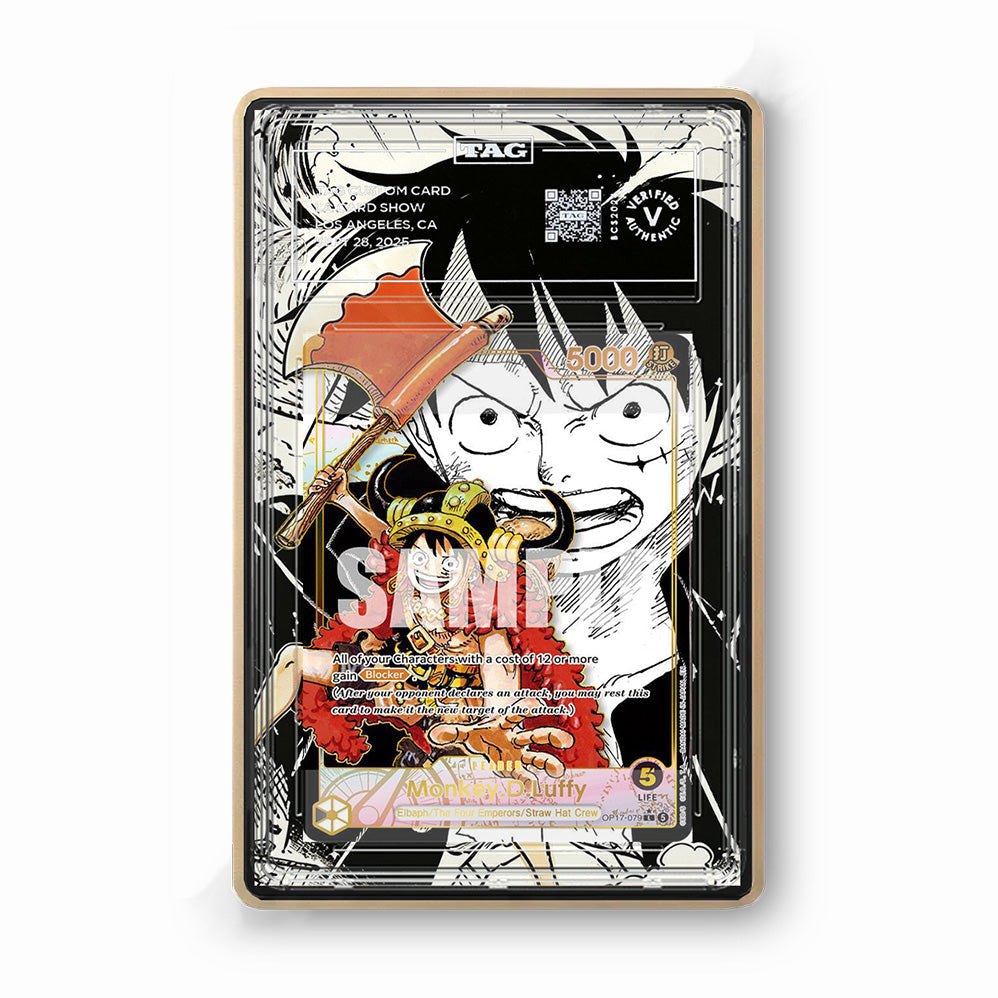 Monkey D. Luffy Leader OP17-079 - Gradeguardian Extended Artwork For Psa / Cgc / Bgs / Tag-2
