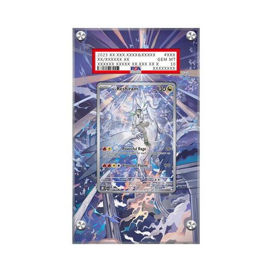 N's Reshiram 167/159 - Pokémon PSA Extended Artwork Protective Card Display Case