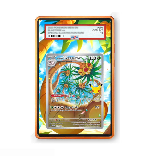 Alolan Exeggutor 129/128 30th Anniversary  - Gradeguardian Extended Artwork For Psa / Cgc / Bgs / Tag-0