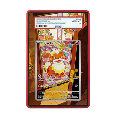 Growlithe AR 078/076 - Gradeguardian Extended Artwork For Psa / Cgc / Bgs / Tag-0