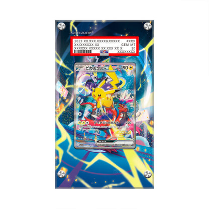 Pikachu EX 001/030 - Pokémon Extended Artwork Protective Display Case Psa/cgc/raw-1