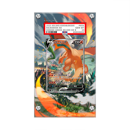 Charizard V 154/172 - Pokémon Extended Artwork Protective Display Case Psa/cgc/raw-1