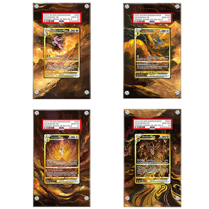 Crown Zenith Gold Cards Set - Pokémon PSA Extended Artwork Protective Card Display Case