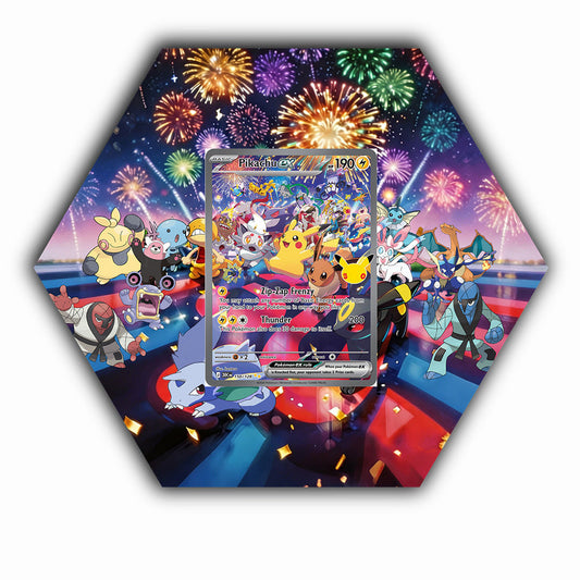 Pikachu 150/128 30th Anniversary - Pokémon Octax Extended Artwork Protective Card Wall Display Case-0