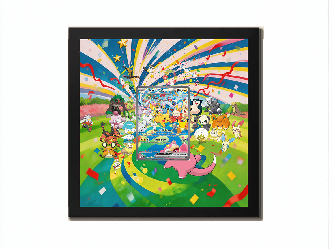 Pikachu 149/128 30th Anniversary - Extended Artwork Metal Frame-0
