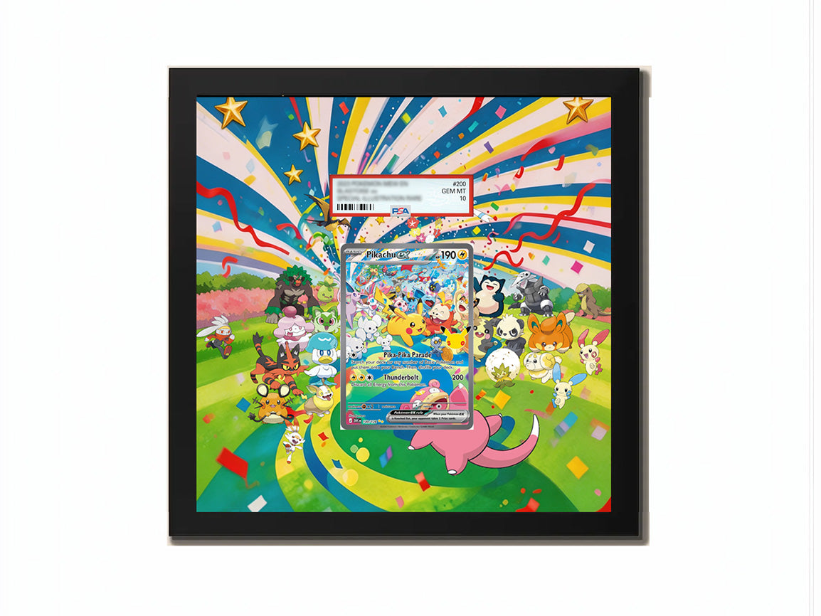 Pikachu 149/128 30th Anniversary - Extended Artwork Metal Frame-1