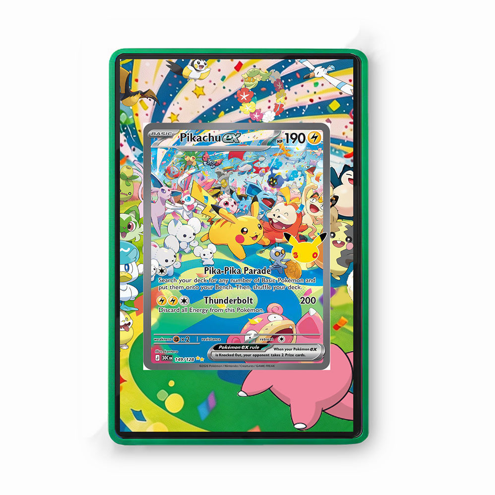 Pikachu 149/128 30th Anniversary - Gradeguardian Extended Artwork For Psa / Cgc / Bgs / Tag-2