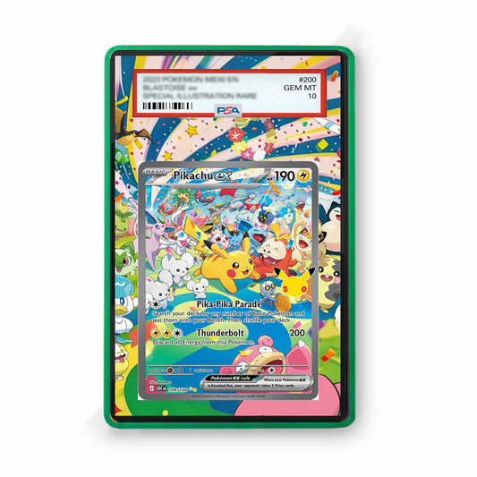 Pikachu 149/128 30th Anniversary - Gradeguardian Extended Artwork For Psa / Cgc / Bgs / Tag-0