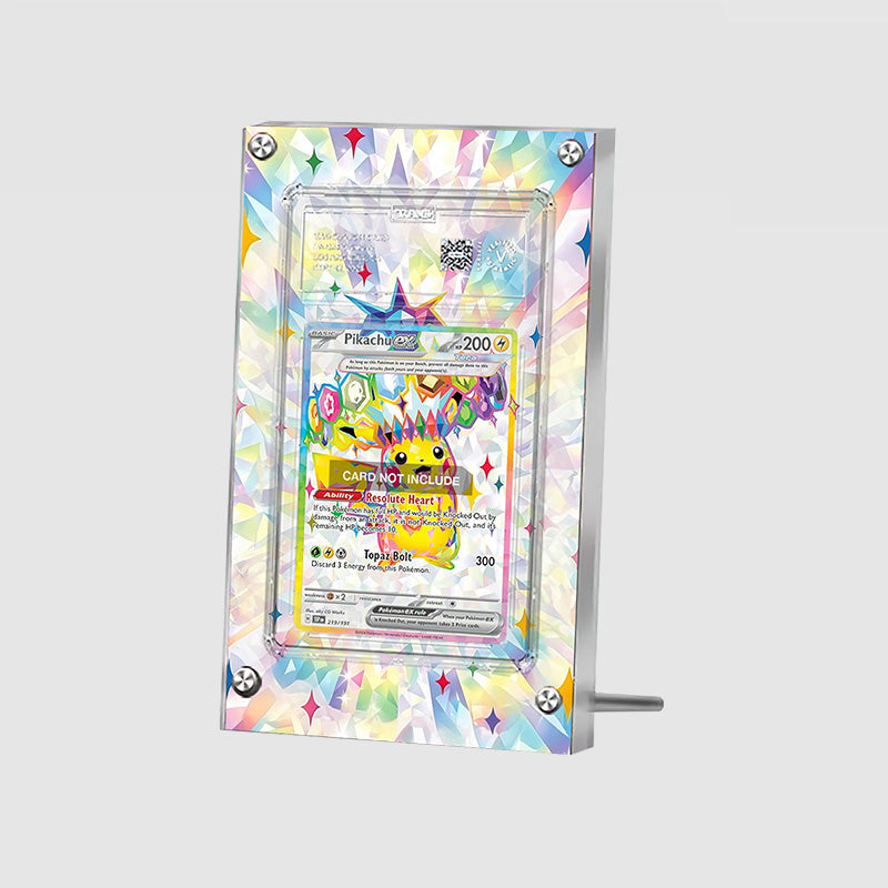 Pikachu ex 219/191 - Pokémon Extended Artwork Protective Card Display Case Psa/cgc/tag/raw-2