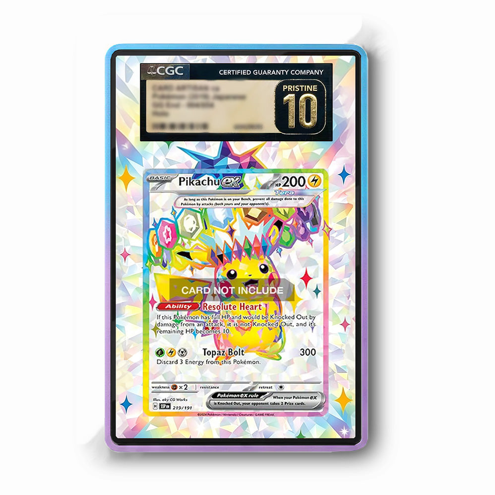 Pikachu ex 219/191 - Gradeguardian Extended Artwork For Psa / Cgc / Bgs / Tag-4