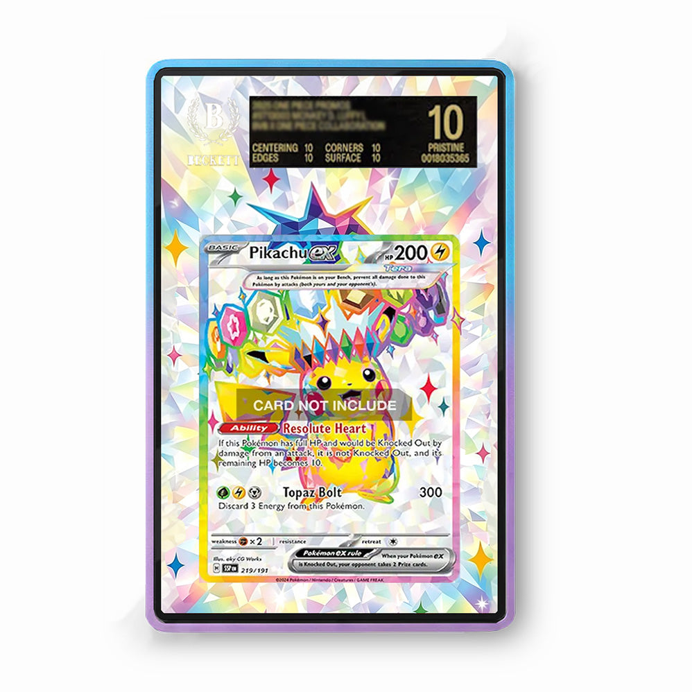 Pikachu ex 219/191 - Gradeguardian Extended Artwork For Psa / Cgc / Bgs / Tag-3