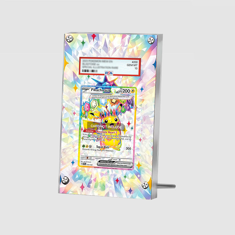 Pikachu ex 219/191 - Pokémon Extended Artwork Protective Card Display Case Psa/cgc/tag/raw-3