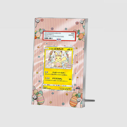 Easter Pikachu 55 sm-p - Pokémon Extended Artwork Protective Card Display Case Psa/cgc/tag/raw-3