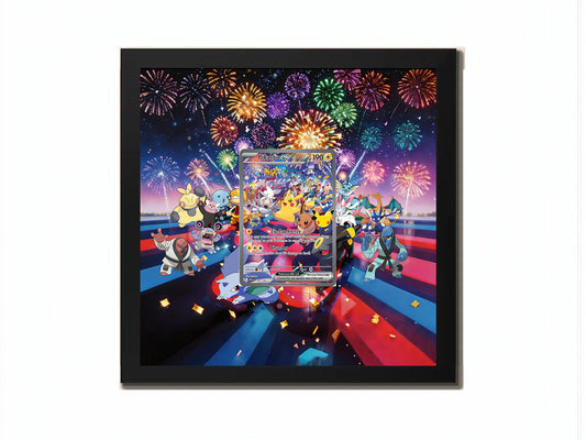 Pikachu 150/128 30th Anniversary - Extended Artwork Metal Frame-0